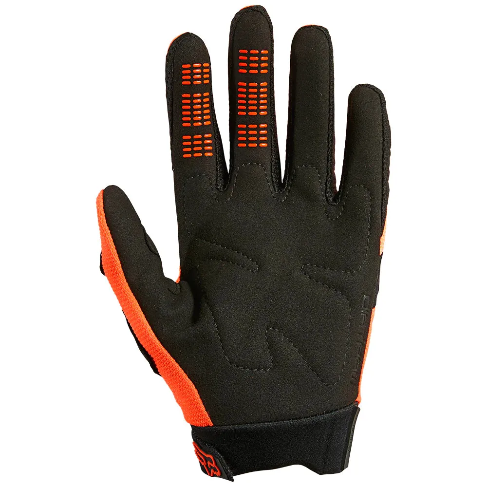 24 FOX YOUTH DIRTPAW GLOVES [FLO ORANGE] YS