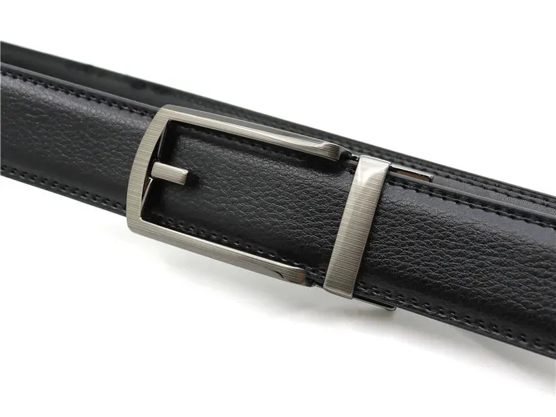 3.5cm Genuine Leather Automatic Buckle Belt