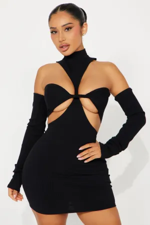 Becca Snatched Mini Dress - Black