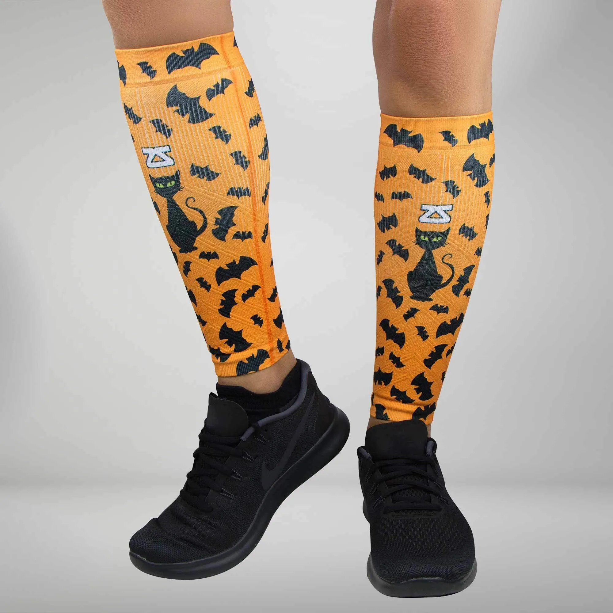 Cats and Bats Halloween Compression Leg Sleeves