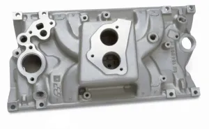Chevrolet Performance TBI Throttle Body Flange Intake Manifold Single Plane Aluminum Natural - Vortec