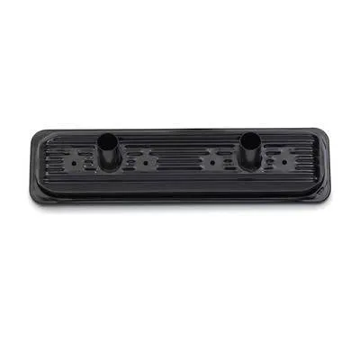 Chevrolet Performance Valve Cover Kit SB Chevy Circle Track Steel Black