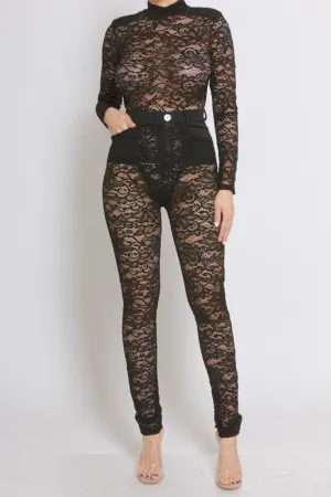 City girl lace set