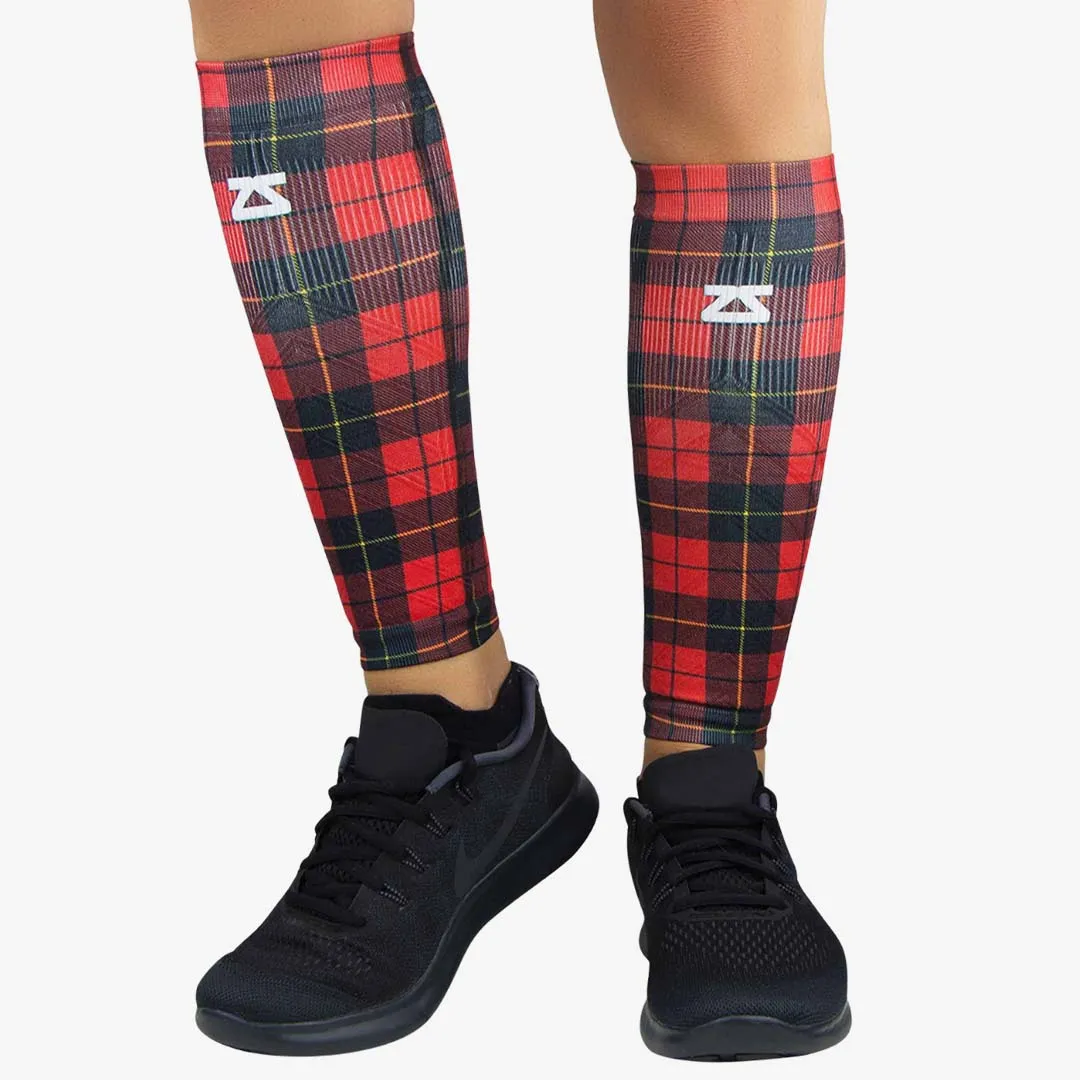 Classic Plaid Compression Leg Sleeves