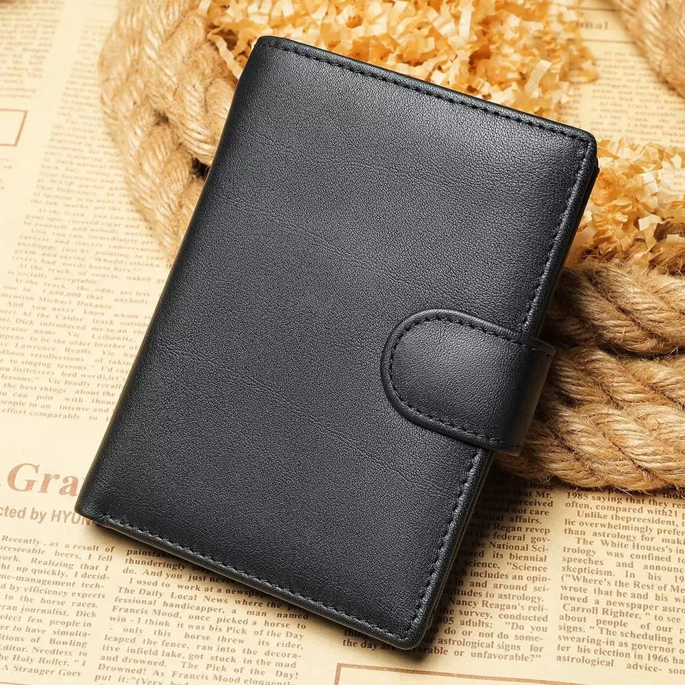 CowLuxe Buckle Closure Compact Wallet