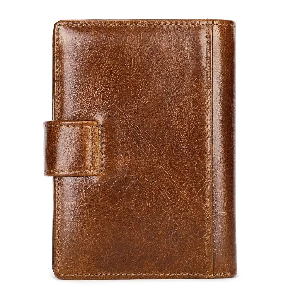 CowLuxe Buckle Closure Compact Wallet