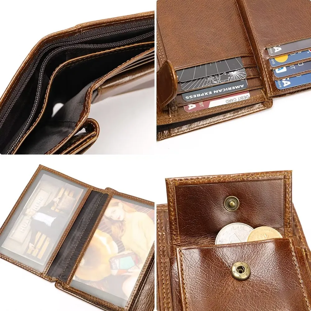 CowLuxe Buckle Closure Compact Wallet