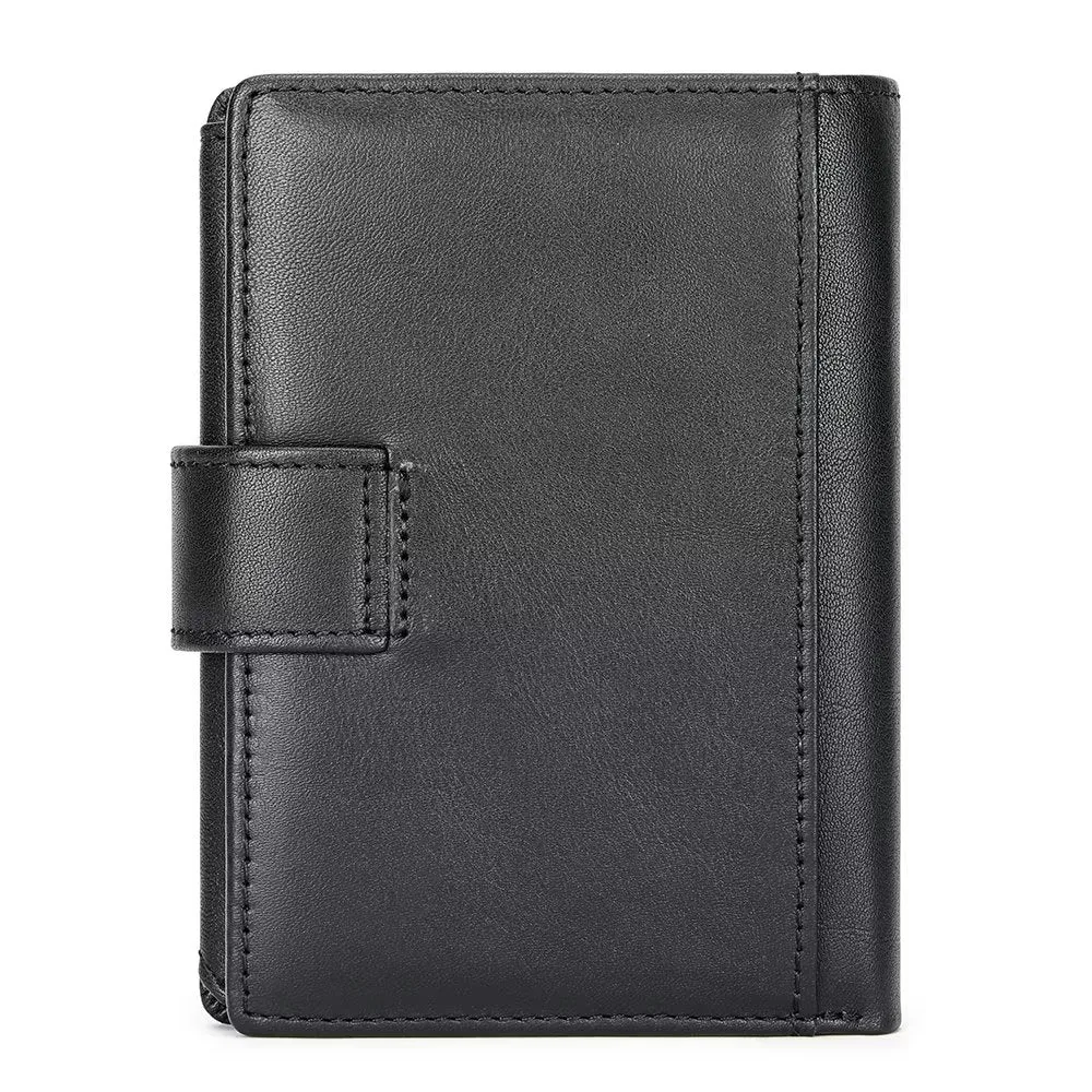 CowLuxe Buckle Closure Compact Wallet