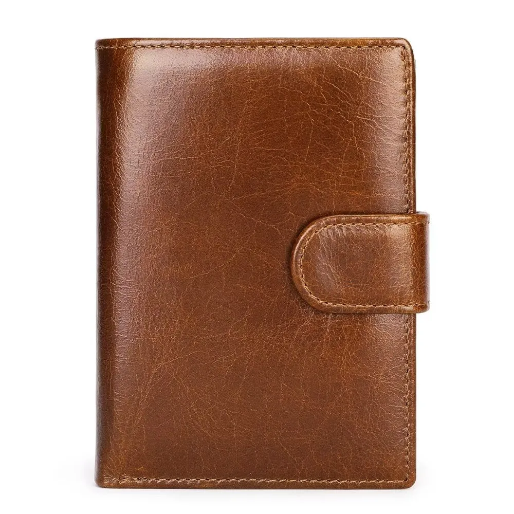 CowLuxe Buckle Closure Compact Wallet