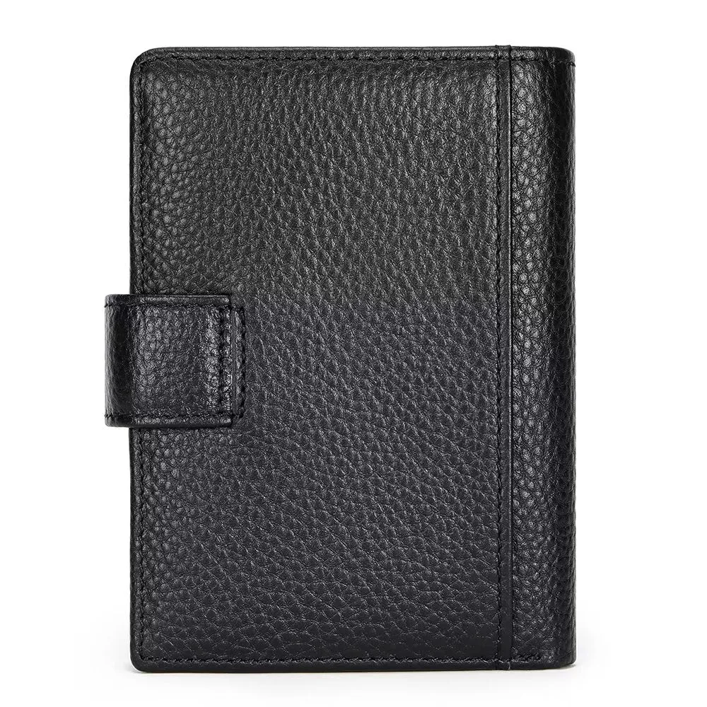 CowLuxe Buckle Closure Compact Wallet