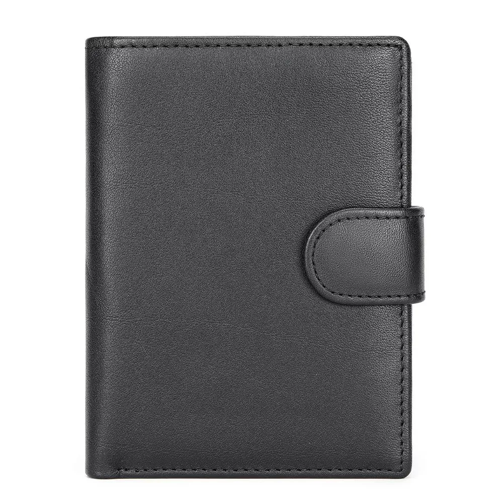 CowLuxe Buckle Closure Compact Wallet