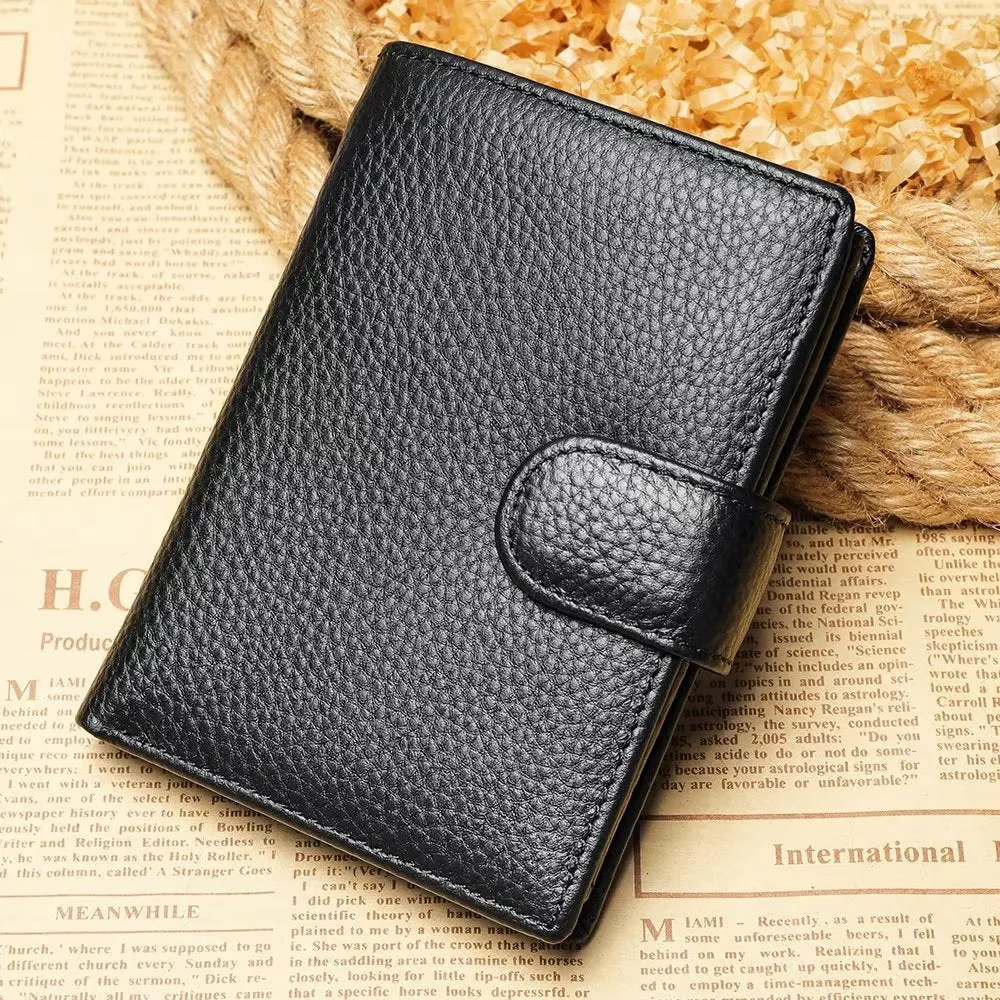 CowLuxe Buckle Closure Compact Wallet