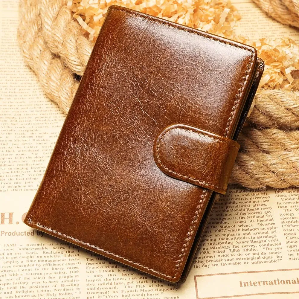 CowLuxe Buckle Closure Compact Wallet