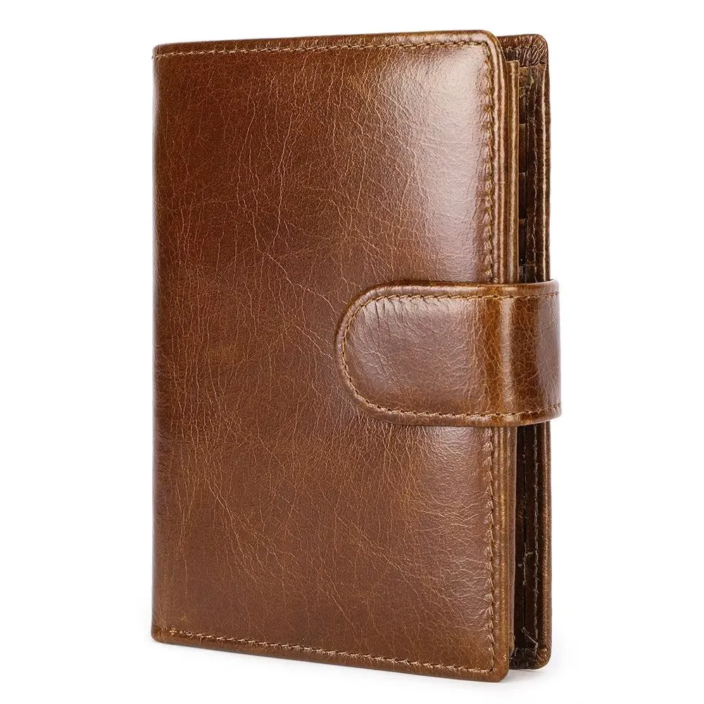 CowLuxe Buckle Closure Compact Wallet