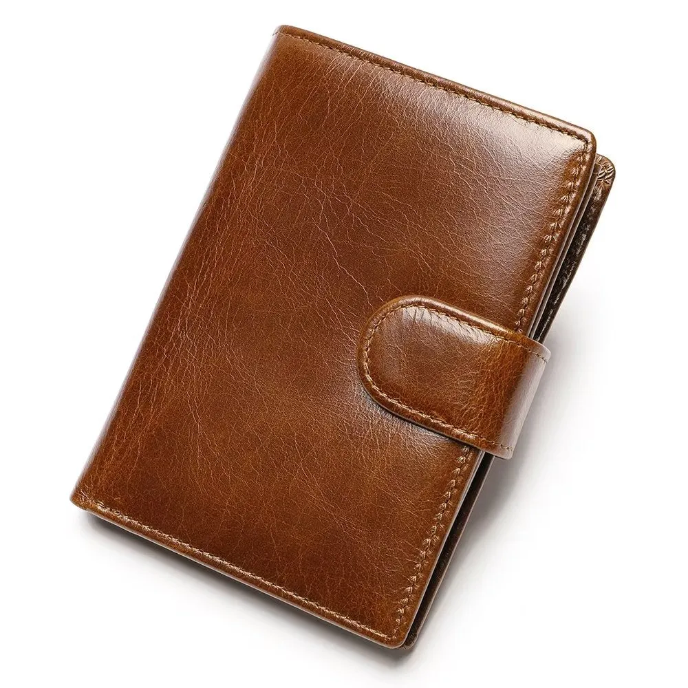 CowLuxe Buckle Closure Compact Wallet