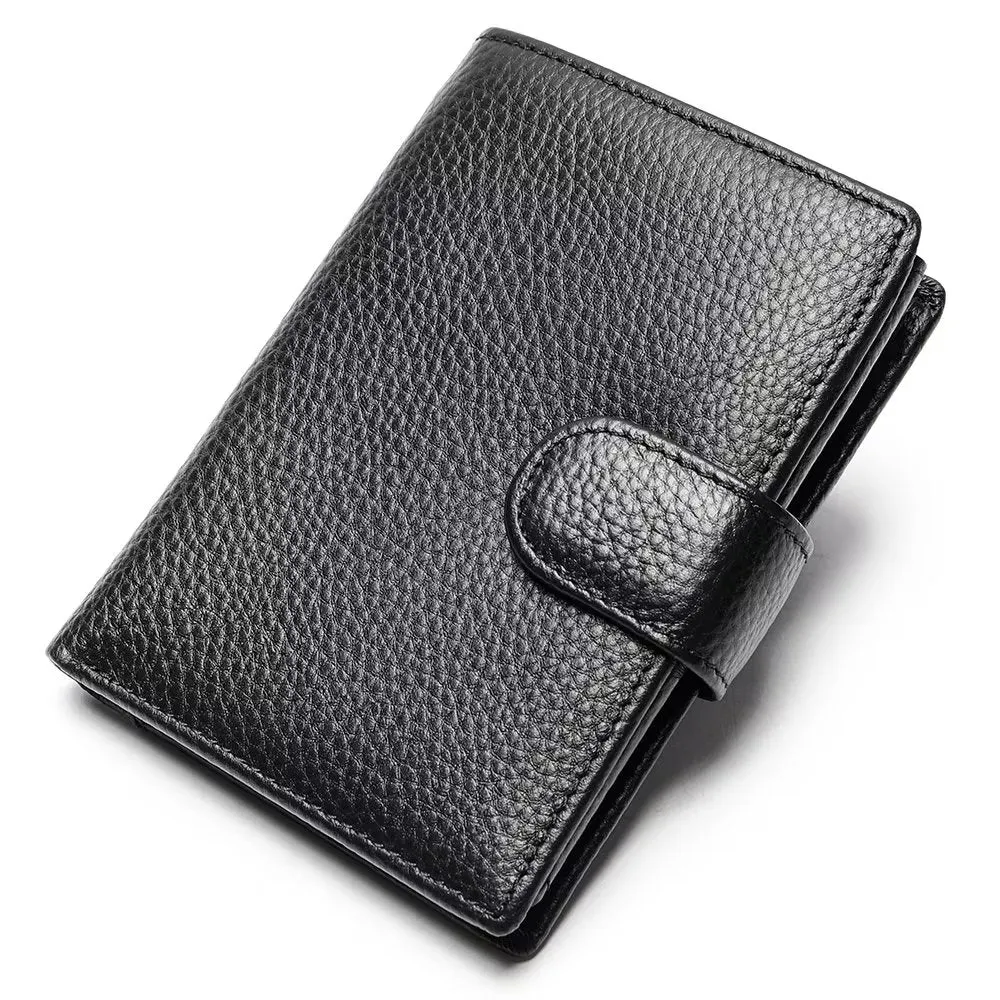 CowLuxe Buckle Closure Compact Wallet
