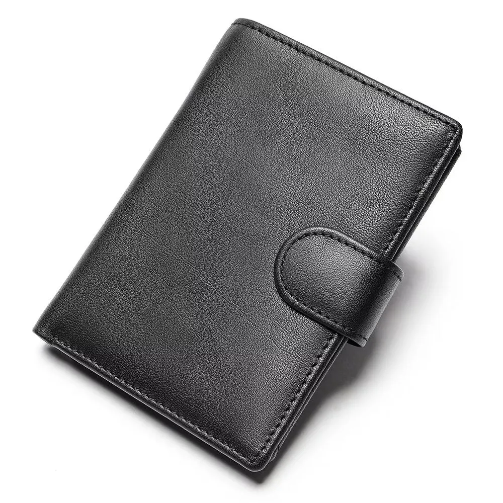 CowLuxe Buckle Closure Compact Wallet