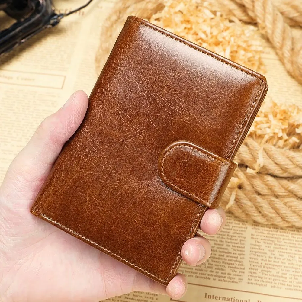 CowLuxe Buckle Closure Compact Wallet