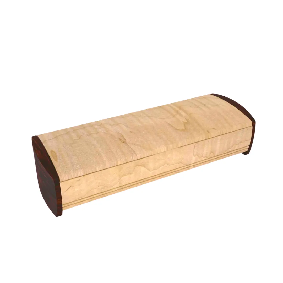 Curly Maple Treasure Chest