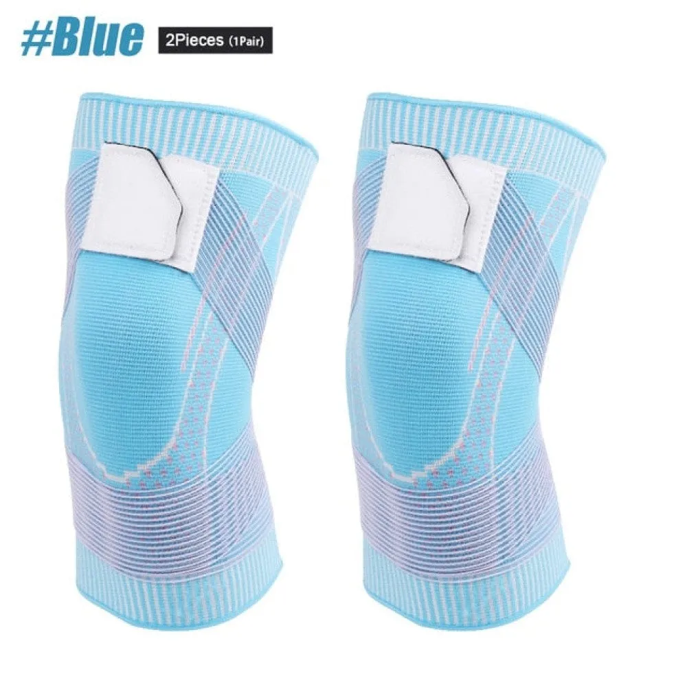 Elastic Knitted Knee Compression Sleeves for Basketball Volleyball