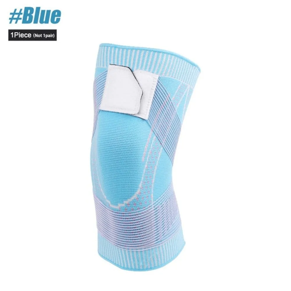 Elastic Knitted Knee Compression Sleeves for Basketball Volleyball