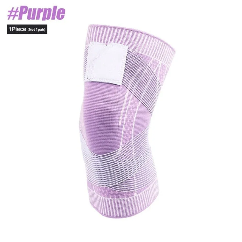 Elastic Knitted Knee Compression Sleeves for Basketball Volleyball