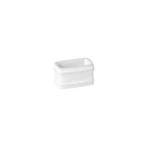 Friso White Ceramic Napkin Rings