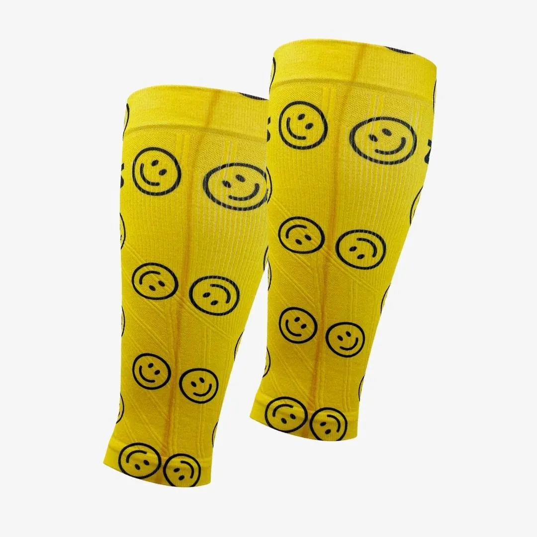 Happy Faces Compression Leg Sleeves