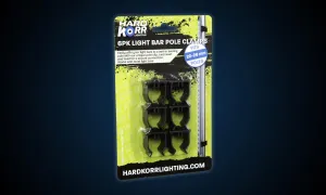 Hard Korr 6-pack Light Bar Pole Clamps