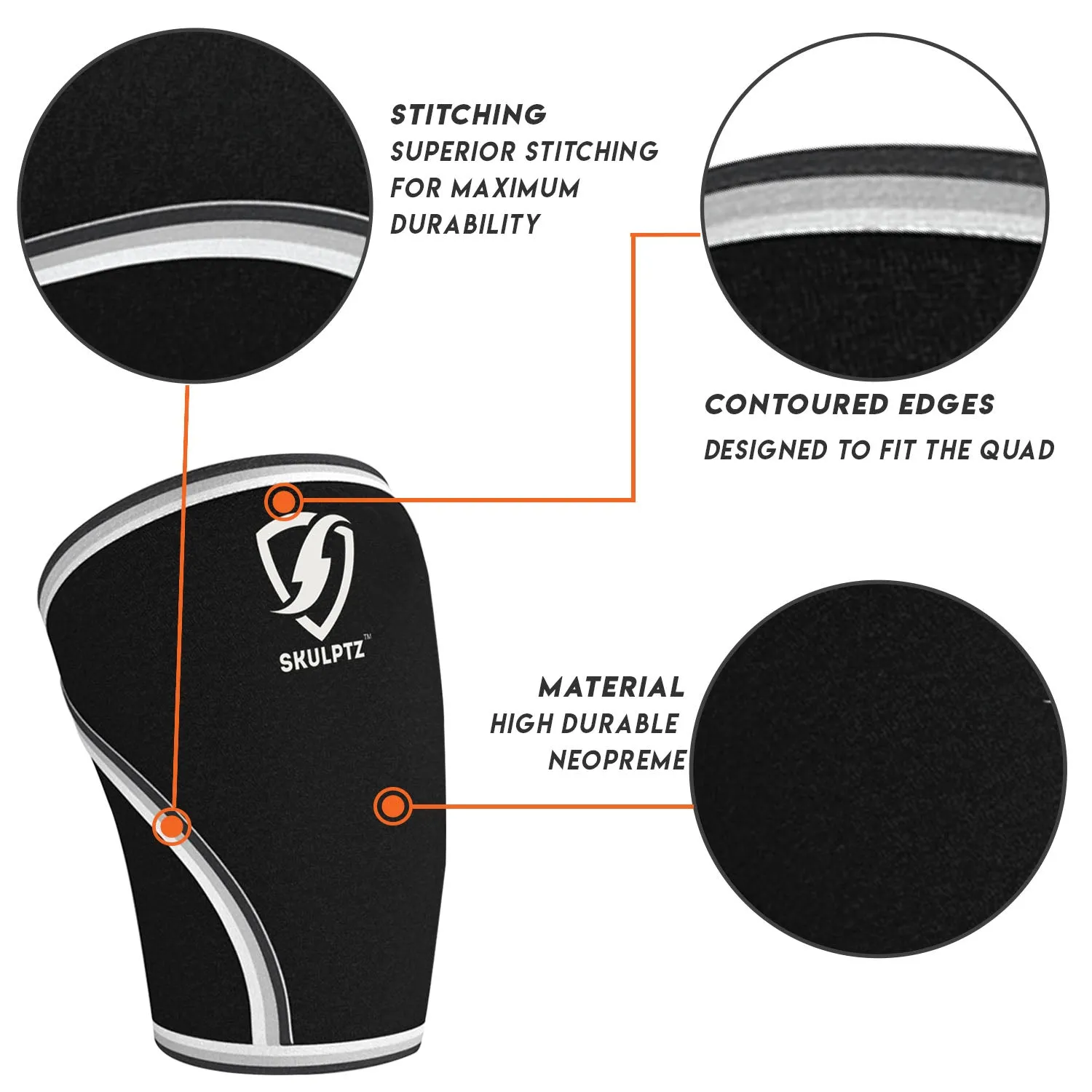 Hercules 5 mm Competition Grade Neoprene Elbow Supports