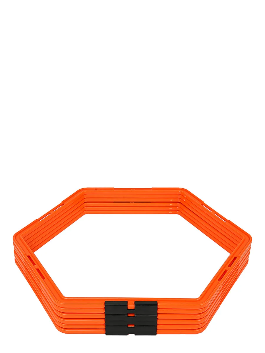 Hexagonal Rings - 6 Rings Pack - Red