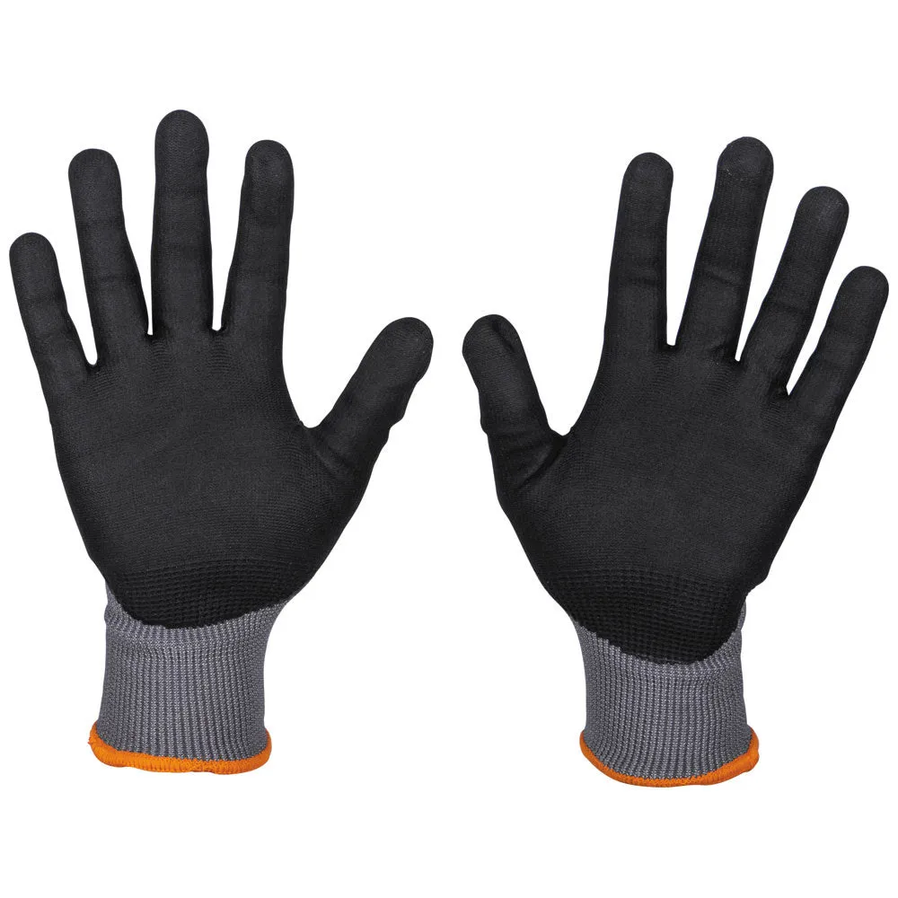 Klein 60588 Knit Dipped Gloves, Cut Level A4, Touchscreen, Medium, 2-Pair