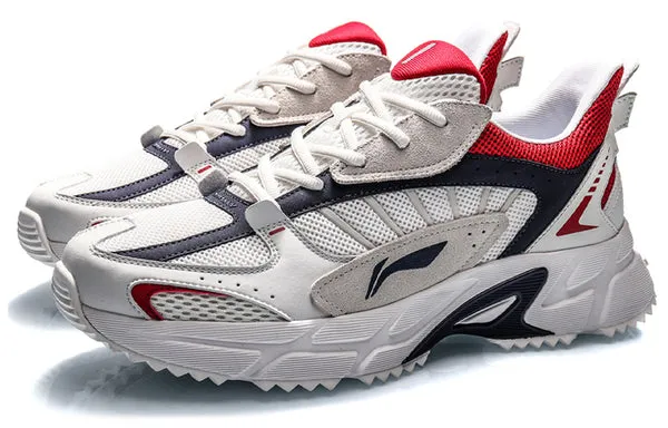 Li-Ning Running 'White Blue Red' sneakers, white