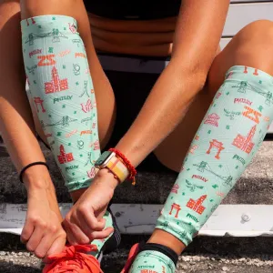 Philly Doodle Compression Leg Sleeves