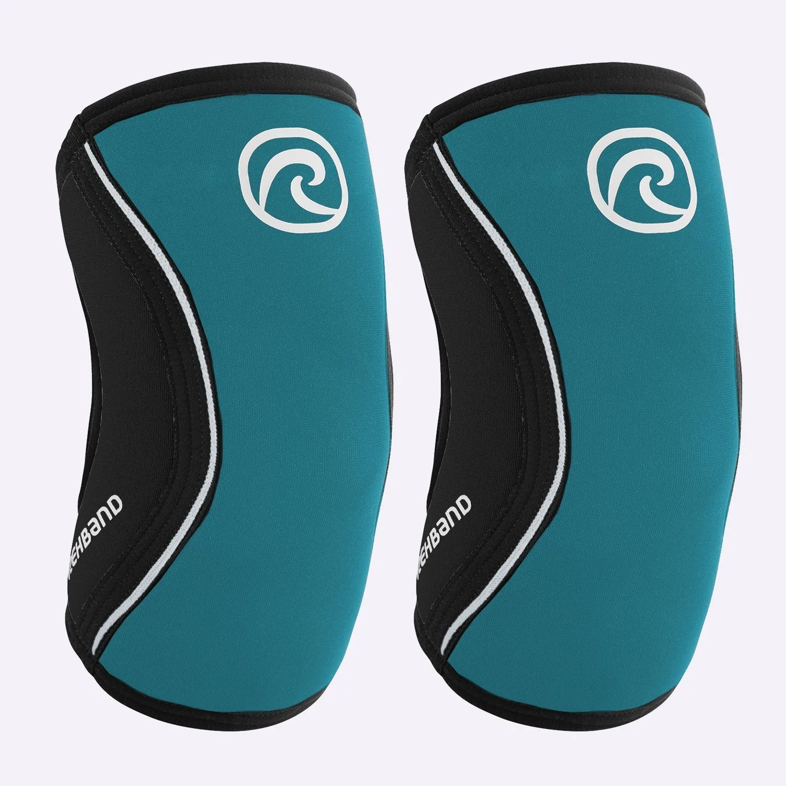 Rehband - RX Elbow Sleeve - 5mm - Teal/Black - PAIR