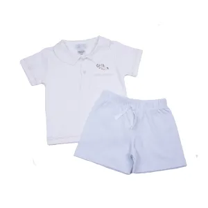 Rodeo Horse Play Set, Toddler Sizes, White and Lt.Blue
