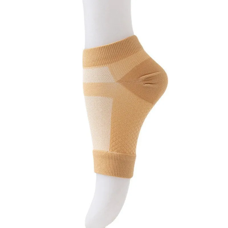 ROYALUCY Unisex Breathable Compression Toeless Socks Ankle Brace Support Sleeves