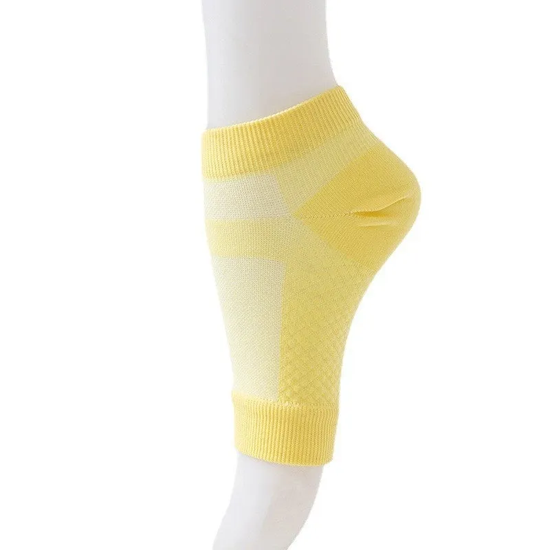 ROYALUCY Unisex Breathable Compression Toeless Socks Ankle Brace Support Sleeves