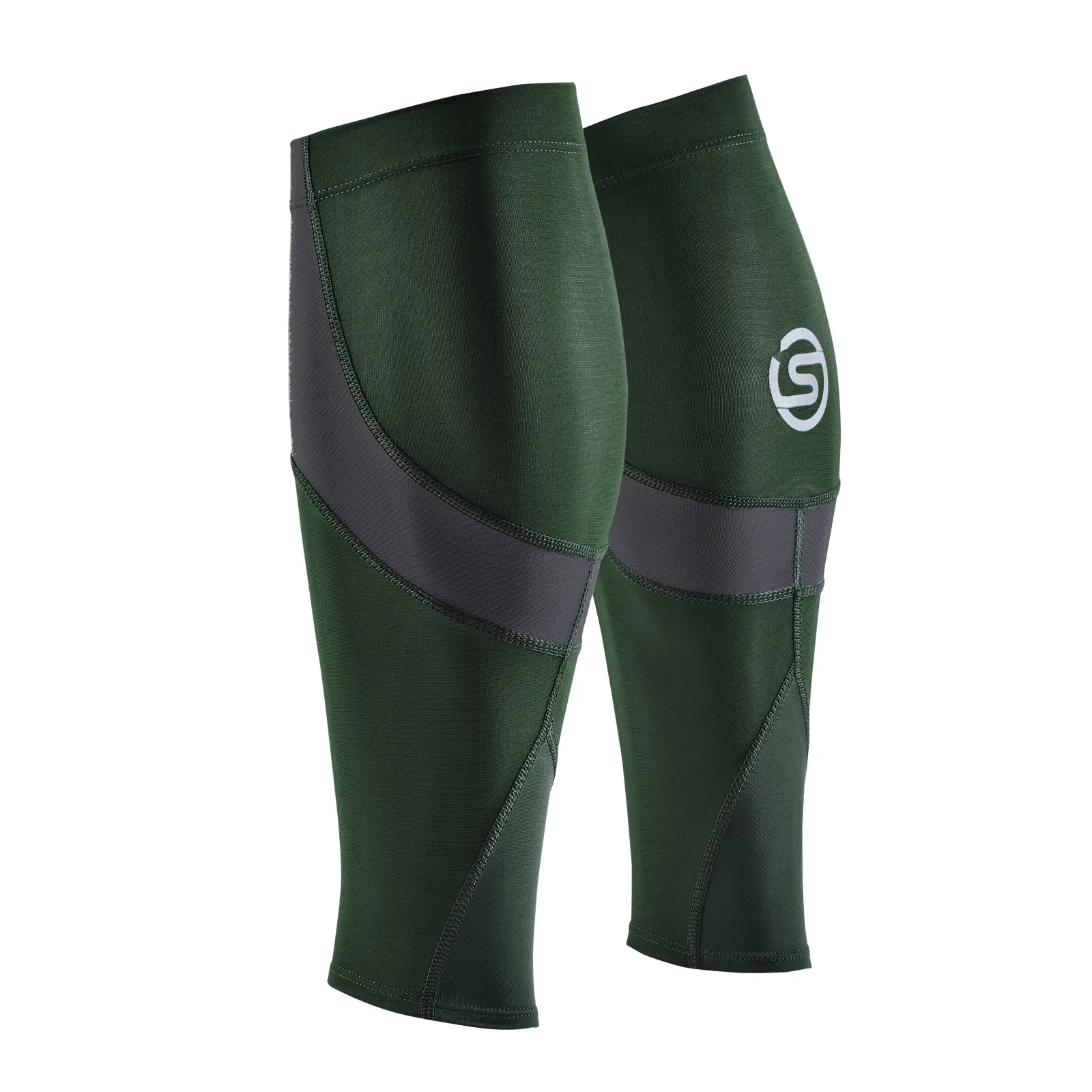 SKINS SERIES-3 UNISEX MX CALF SLEEVES GREY/GREEN