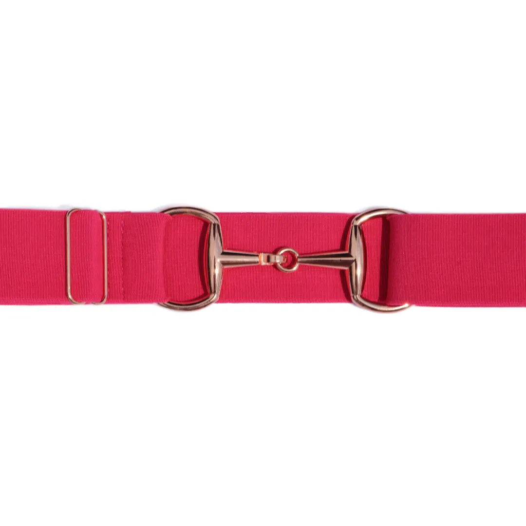 Snaffle Comfort Fit Belt - Pretty Pink