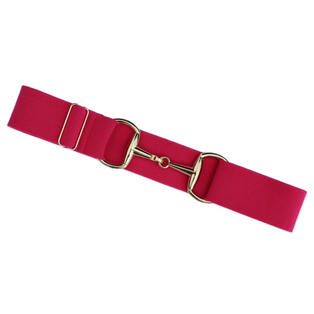 Snaffle Comfort Fit Belt - Pretty Pink