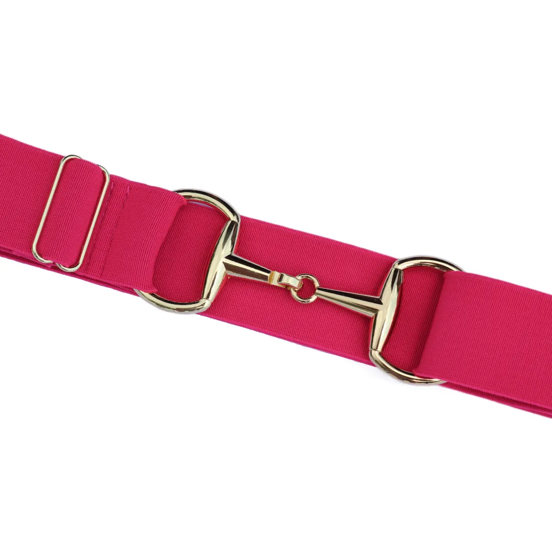Snaffle Comfort Fit Belt - Pretty Pink