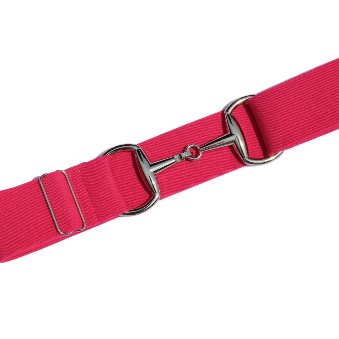 Snaffle Comfort Fit Belt - Pretty Pink