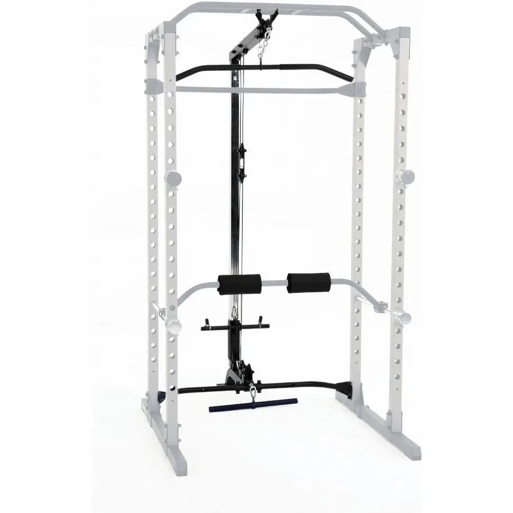 Squat Rack Power Cage with | Optional LAT Pulldown & Leg Holdown Attachment | Squat and Bench Rack Combos