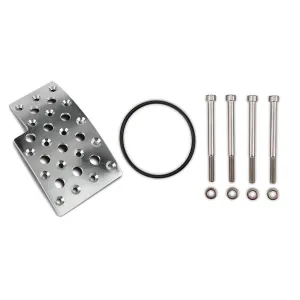 Steeda Heal/Toe Pedal Pad Automatic Trans Brake/Gas Pads Steeda Logo - Aluminum