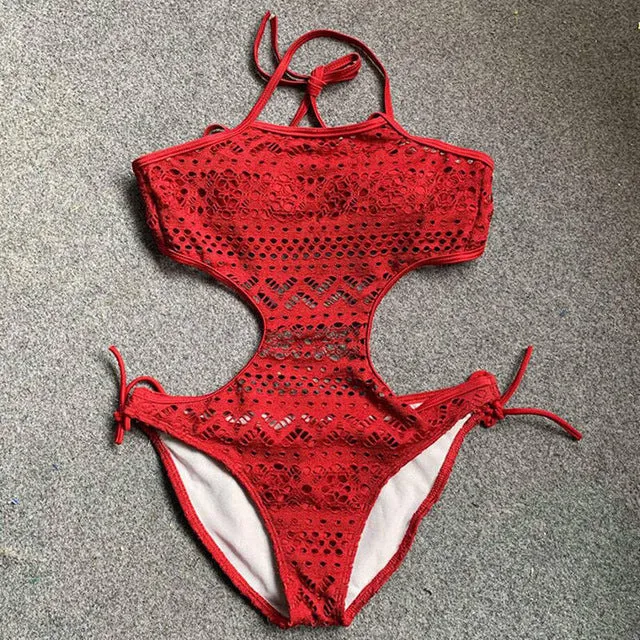 Swimsuit Crochet Sexy Push Up