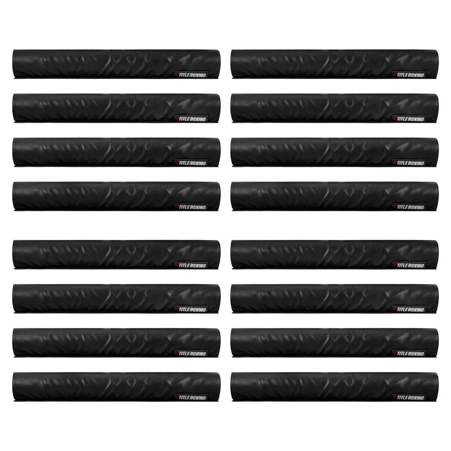 TITLE Boxing Blank Ring Turnbuckle Covers (Set of 16)