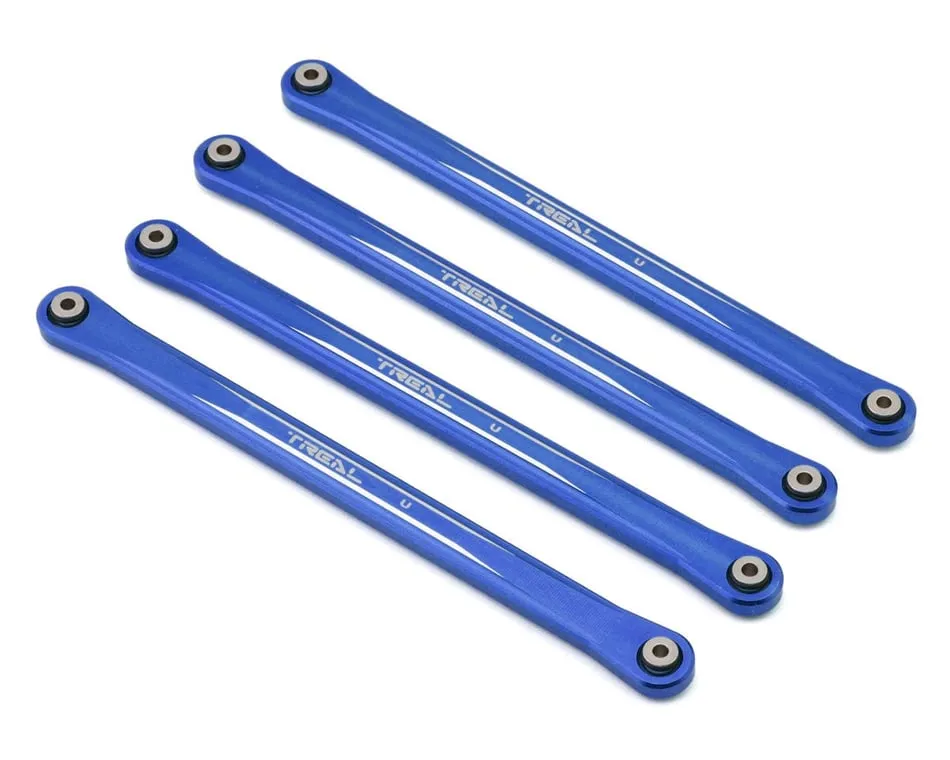 Treal Aluminum 7075 Upper Link Bars: Losi LMT (Blue)
