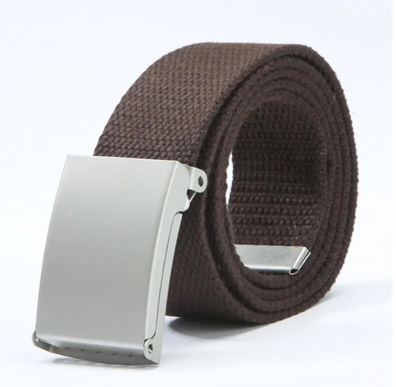 Webbing Belt with Metal Buckle