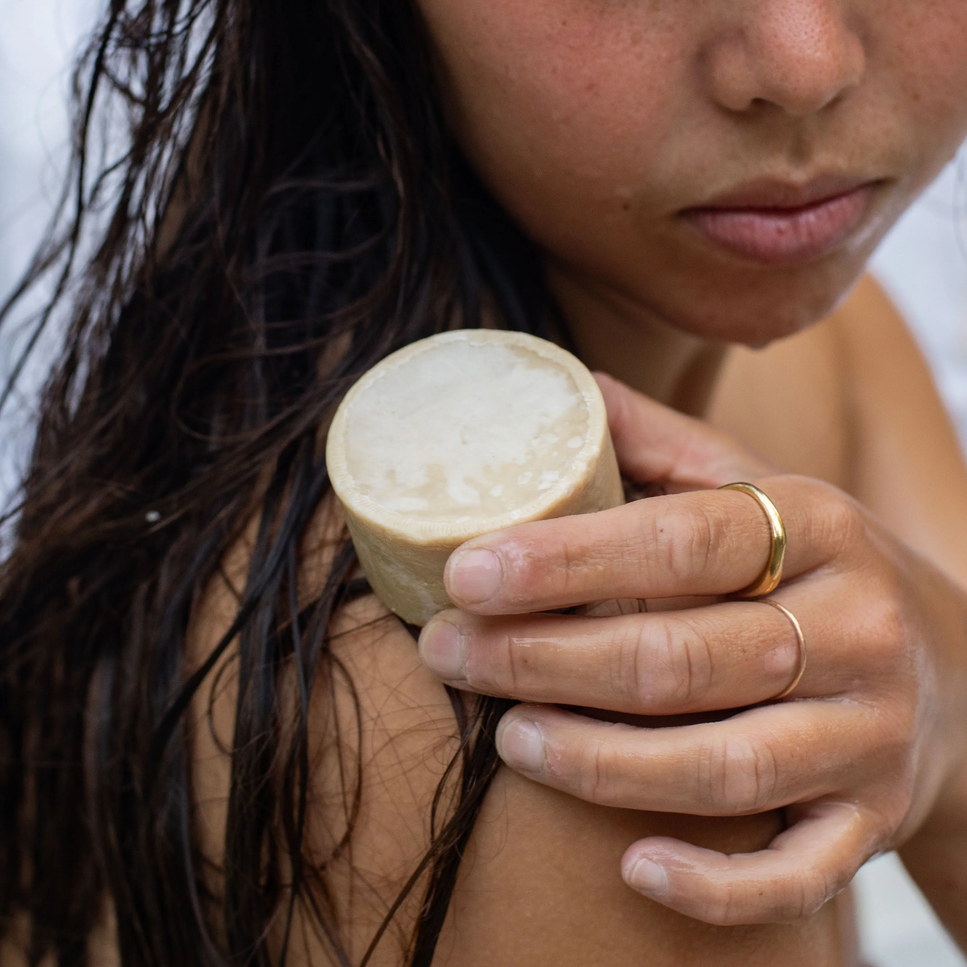 Wild Rose Conditioner Bar | Botanical Hair Care Collection